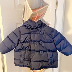 Navy Winter Puffer Jacket